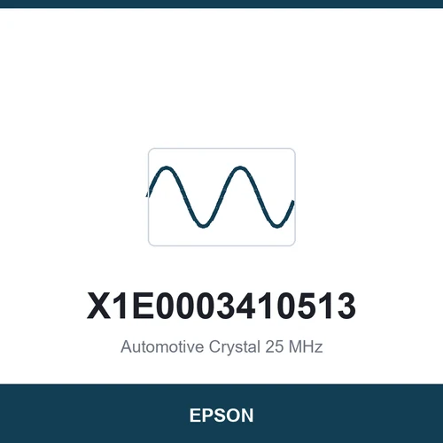 EPSON X1E0003410513 Automotive Crystal 25 MHz 3225