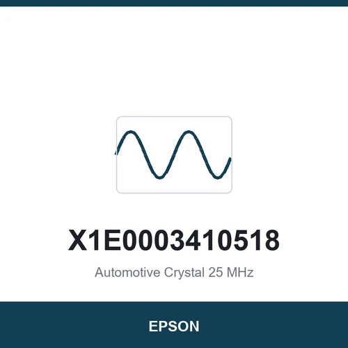 EPSON X1E0003410518 Automotive Crystal 25 MHz 3225