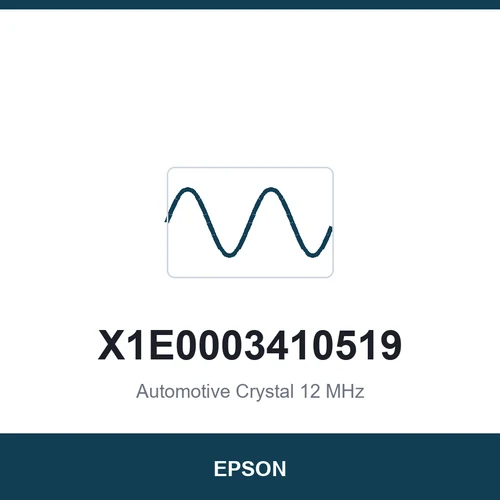 EPSON X1E0003410519 Automotive Crystal 12 MHz 3225