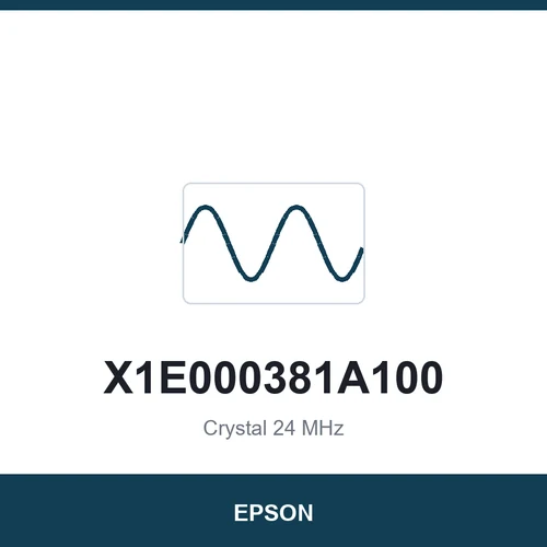 EPSON X1E000381A100 Crystal 24 MHz 2016