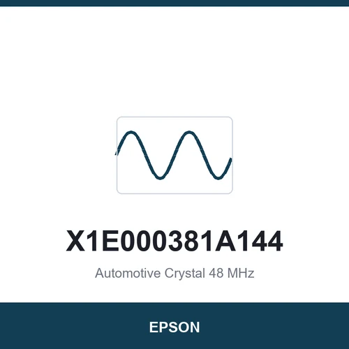 EPSON X1E000381A144 Automotive Crystal 48 MHz 2016