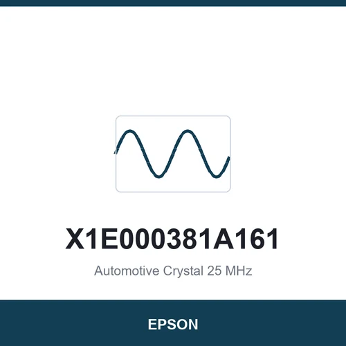 EPSON X1E000381A161 Automotive Crystal 25 MHz 2016