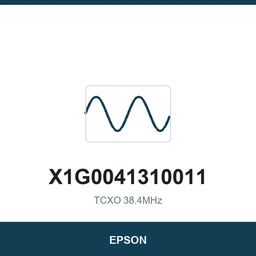 EPSON X1G0041310011 TCXO 38.4MHz 2016