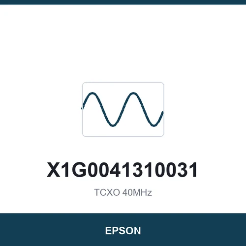 EPSON X1G0041310031 TCXO 40MHz 2016
