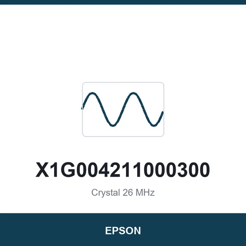 EPSON X1G004211000300 Crystal 26 MHz 2520