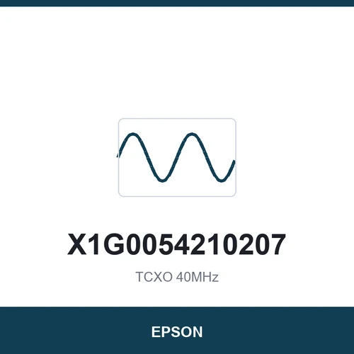 EPSON X1G0054210207 TCXO 40MHz 2520