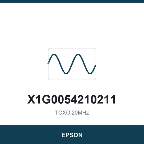 EPSON X1G0054210211 TCXO 20MHz 2520