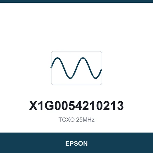 EPSON X1G0054210213 TCXO 25MHz 2520