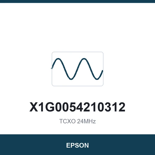 EPSON X1G0054210312 TCXO 24MHz 2520