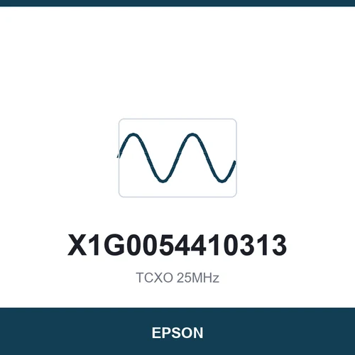 EPSON X1G0054410313 TCXO 25MHz 2016